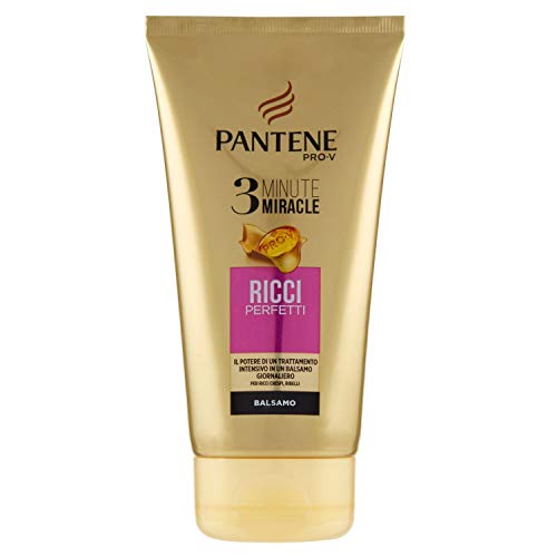 Pantene - Bálsamo acondicionador, 3 minutos para un rizado perfecto, tubo de 150 ml