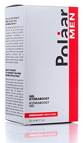 Polaar - Men - Gel Hydraboost revitalizante con Olivo Siberiano y Ginseng - 50 ml - Cuidado facial hidratante - Hombre - Efecto matificando - Todo tipo de pieles - Activo natural