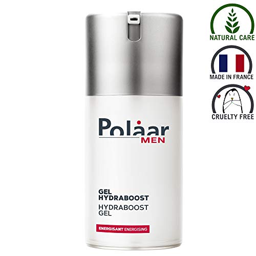 Polaar - Men - Gel Hydraboost revitalizante con Olivo Siberiano y Ginseng - 50 ml - Cuidado facial hidratante - Hombre - Efecto matificando - Todo tipo de pieles - Activo natural