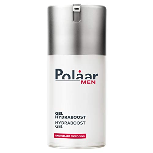 Polaar - Men - Gel Hydraboost revitalizante con Olivo Siberiano y Ginseng - 50 ml - Cuidado facial hidratante - Hombre - Efecto matificando - Todo tipo de pieles - Activo natural