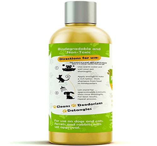 Pro Pet Works Champú para Perros con Avena Natural y acondicionador para Perros, Gatos y pequeños Animales. Mezcla hipoalergénica y sin jabón con Aloe para alergias y Pieles sensibles. 17 oz