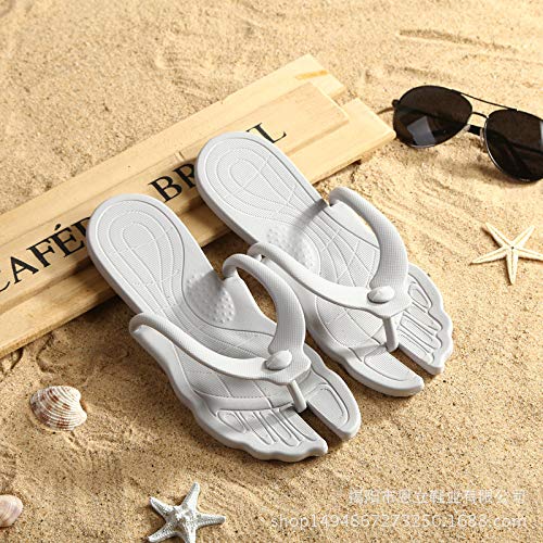 QXbecky Zapatillas Antideslizantes de Viaje portátiles Plegables, Zapatillas de baño insípidas de Hotel Ligero, Chanclas de Playa para Exteriores