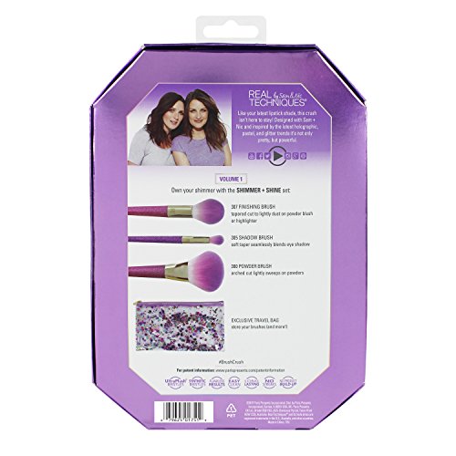 Real Techniques Shimmer & shine brush crush - edición limitada 220 g