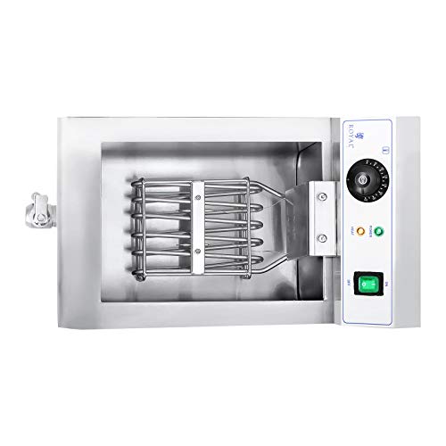 Royal Catering Freidora Electrica Profesional RCEF 10EH-1 (10 L, 3 000 Watt, Termostato, Grifo de vaciado, Acero inoxidable)