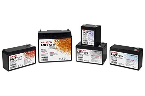 Salicru 013BS000001 - Baterías para sistemas ups, Sealed Lead Acid (VRLA), 7 Ah, 12 V, Color Negro