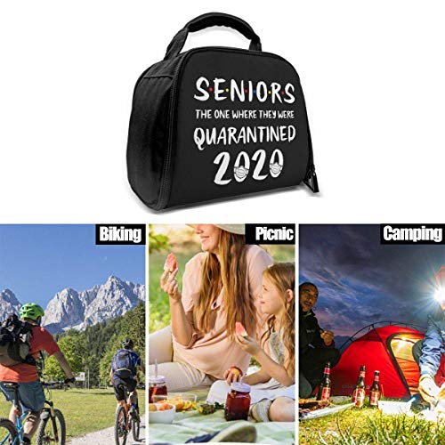 Seniors The One Where They Were Quaran-tined 2020 Quaran-tine - Bolsa de almuerzo aislada con aislamiento para picnic