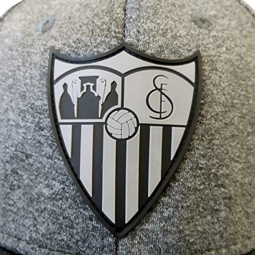 Sevilla CF Gorra Premium Gris Claro Sevilla FC, Unisex Adulto, Talla Unica