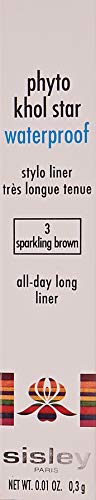 Sisley phyto khol star waterproof - # 3 sparkling brown 0,3, g/0,0, 1oz.