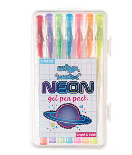 Smiggle - Bolígrafos de gel perfumados (7 unidades), color neón