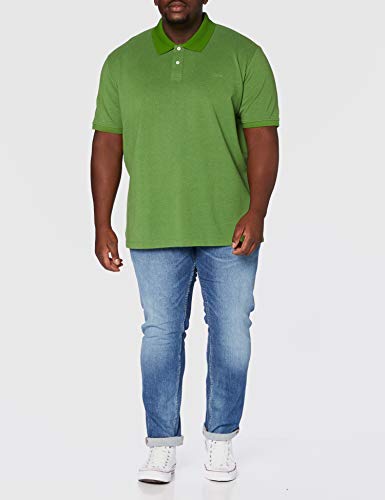 S.Oliver Big Size T-Shirt Kurzarm Camisa de Polo, 74W0 Granny Smith Melan, 4XL para Hombre