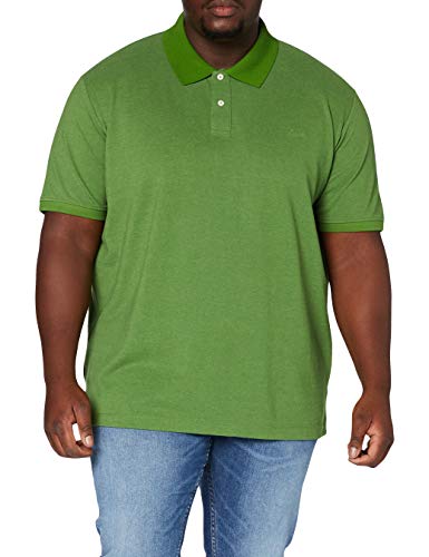 S.Oliver Big Size T-Shirt Kurzarm Camisa de Polo, 74W0 Granny Smith Melan, 4XL para Hombre