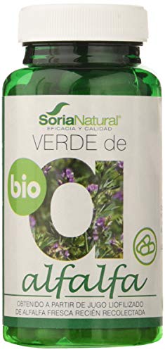 Soria Natural Verde de Alfalfa - 80 Cápsulas