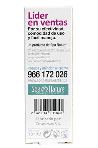 Spa Nature Rollon NoDolor-Gel para Alivio Inmediato del Dolor para Músculos y Articulaciones-Arnica y Aloe Vera 100% Natural para el Alivio del Dolor de Rodillas,Pies,Hombros,Espalda