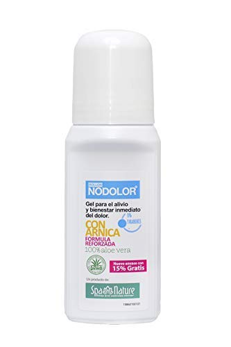 Spa Nature Rollon NoDolor-Gel para Alivio Inmediato del Dolor para Músculos y Articulaciones-Arnica y Aloe Vera 100% Natural para el Alivio del Dolor de Rodillas,Pies,Hombros,Espalda