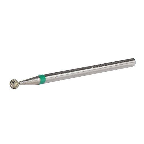 SpeTool Punta Profesional de Diamante para Limpiar las Cutículas Broca de Taladro de Uñas para Salón de Manicura 120 grano, Cabeza de 2.34mm