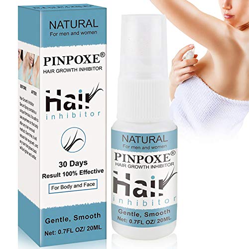 Spray de Depilación, Hair Remover, Spray de Depilación Permanente Natural, Depilación no Irritante, Hombres Y Mujeres Spray Inhibidor del Cabello para Detener el Crecimiento del Cabello