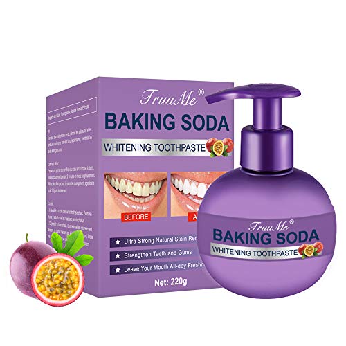 Stain Removal Whitening Toothpaste, Baking Soda Toothpaste, Intensive Stain Removal Whitening Toothpaste, Pasta de Dientes de Bicarbonato de Sodio, Prevenir la Caries Dental, Eliminación de Manchas