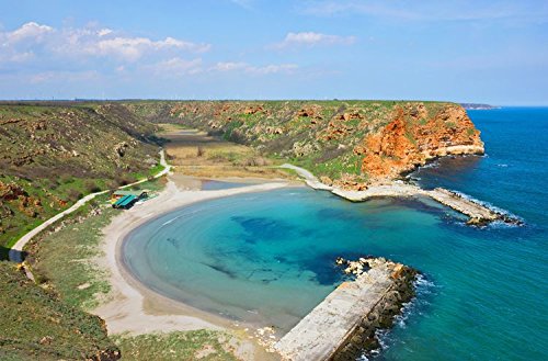 Summer Bolata Cove In Bulgarian Black Sea Bulgaria Europe Home Decor Art Wall Poster 66 X 43 cm