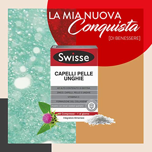 Swisse Pelo, Piel, UÑAS, 60 Tabletas