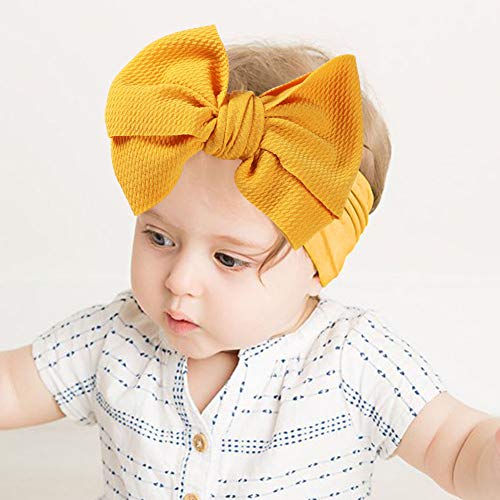 Tacobear Diademas Bebe Niñas Nudo Banda Flores Cintas de Pelo Cabeza Elástica Turbante algodón Venda de Pelo para Bebe Niñas Accesorios para el Cabello (8 Bebe Diademas B)