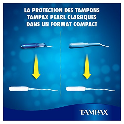 Tampax Compak Perla tampones regulares con aplicador X18