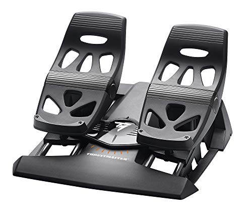 Thrustmaster T.Flight Rudder Pedals - PC / PS4 - Dos Pedales de Freno diferencial Grandes - Compatible con Todos losjoysticks del Mercado