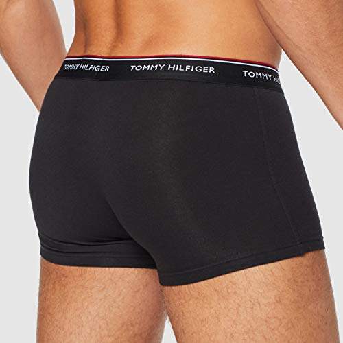 Tommy Hilfiger 3p Trunk Bóxer, Negro (Black 990), Medium (Pack de 3) para Hombre