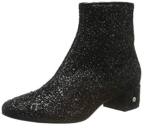 Trussardi Jeans Ankle Boot Glitter T-Easy Diam, Botines para Mujer, Negro (Black K299), 39 EU