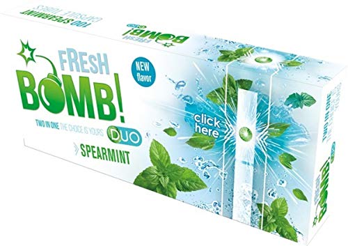 Tubos para rellenar cigarrillos con filtro de cápsulas aromáticas Fresh Bomb Spearmint Click (5 Cajas, 500 Unidades)