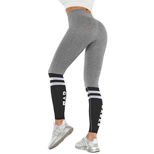 U/A Pantalones de Yoga con Levantamiento de Cadera y Cintura Alta Ajustados Sexis sin Costuras Pantalones Deportivos de Fitness Leggings de Mujer Leggings