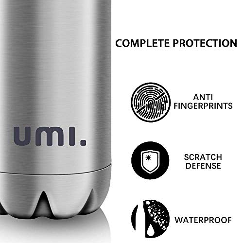 Umi. by Amazon - Botella Agua Acero Inoxidable, Termo 750ml, Sin BPA, Islamiento de Vacío de Doble Pared, Botellas Frío/Caliente, Reutilizable para Niños, Colegio, Sport, Gimnasio, Bicicleta