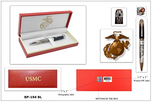 US Marines bolígrafo con caja de regalo bp-194bl (con licencia)