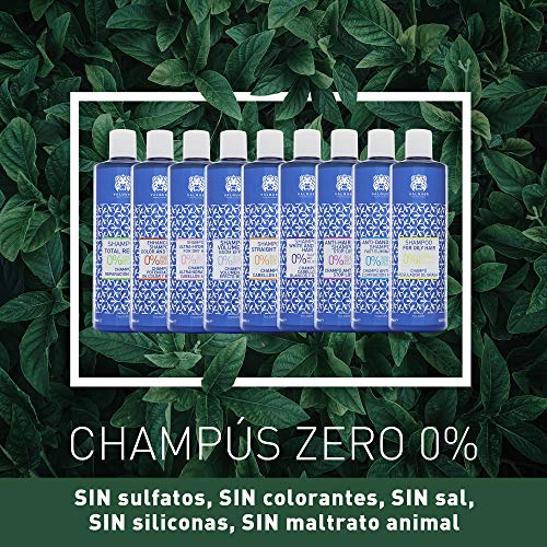 Valquer Profesional Champú Antigrasa zero%: sin sal, sin sulfatos, sin parabenos y sin siliconas. Para cabellos grasos, regulador de grasa - 1000 ml