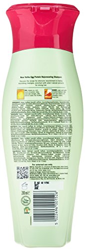 Vatika Naturals Champú Rejuvenecedor de Proteína de Huevo Para Cabello Dañado/Dividido 200 ml