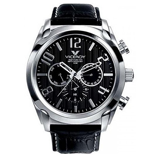 Viceroy Reloj Analogico para Hombre de Cuarzo con Correa en Cuero 40347-55