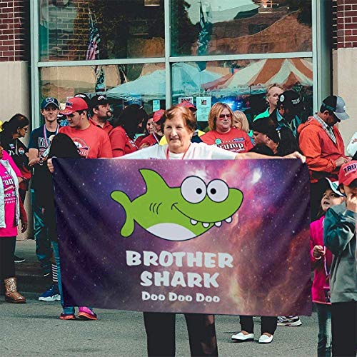 Viplili Banderas, Brother Shark Doo Flag: 3x5 FT Flag Tough The Strongest, Longest Lasting Flag National Flag Outdoor Flags