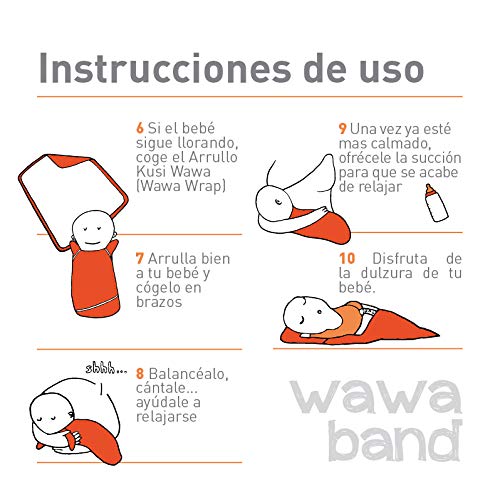 Wawa Band. Cinturón anticólicos 0-3 meses (gris)