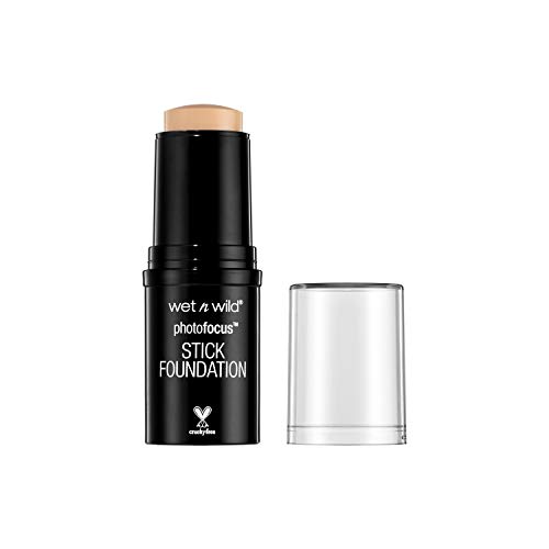 Wet n Wild New Photo Focus Stick Foundation (Soft Ivory) - Base de Maquillaje en formato barra/stick