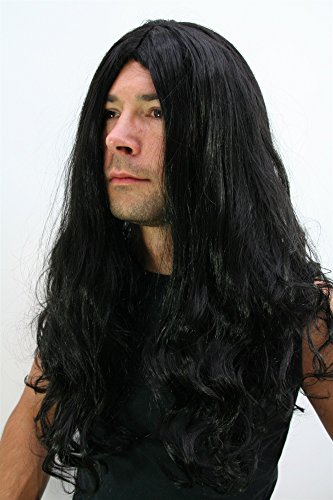 WIG ME UP Peluca: Black Metal, Melena Headbanger, greñas roquero.