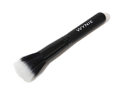 WYNIE Brocha de Maquillaje Mofeta para Polvos Translúcidos Bronceadores Colorete de Pelo Sintetico y Cruelty Free