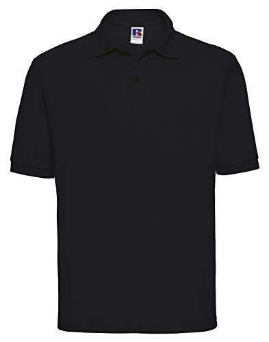 (X-Small, Black) - Jerzees Classic Polo Shirt