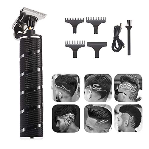 Xnuoyo Electric Hair Clippers, Cortapelos Profesional Hombres, Barbero Electrico Cortapelos, Cortador Pelo Cortadora de Pelo USB Recargable con Cuchillas Afiladas de Larga Duración (black)