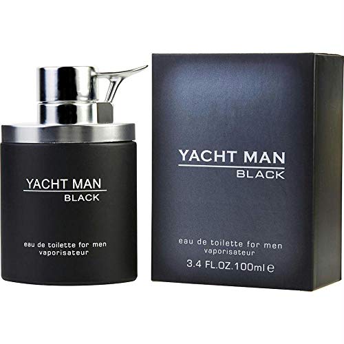 Yacht Man Black by Myrurgia Eau De Toilette Spray 3.4 oz / 100 ml (Men)