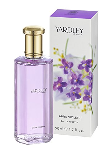 Yardley London April Violets Agua de colonia para mujer, 50 ml