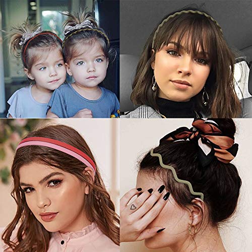 YMHPRIDE 10 Uds diadema elástica esmerilada para mujer diadema nudo de moda accesorios para el cabello