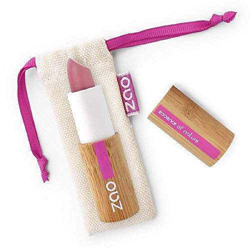 Zao Organic Makeup - barra de labios mate oscuro rosa oz 462-0,18.