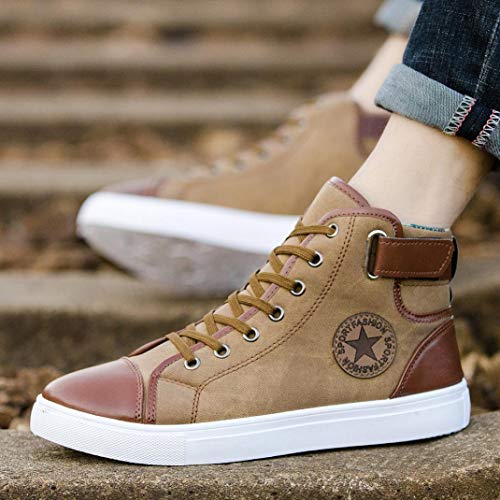 Zapatos de pareja, Covermason Casual par Zapatos Botas High Top Canvas