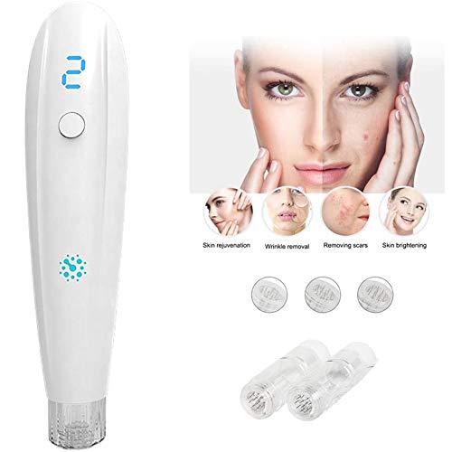 ZXCASD Microneedle Derma Pen, Miniatura Hydra Pen H2 Hidratante Automatico Rejuvenecimiento De Piel Firme Microdermabrasión