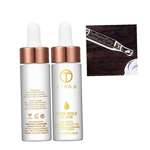 1 Pieza De Oro Rosa Elixir De Maquillaje De La Piel Aceite De Belleza Aceite Esencial Antes De Aceite Cara Base De Maquillaje Primer De Labios Hidratante Cartilla De La Mujer Cuidado De La Piel