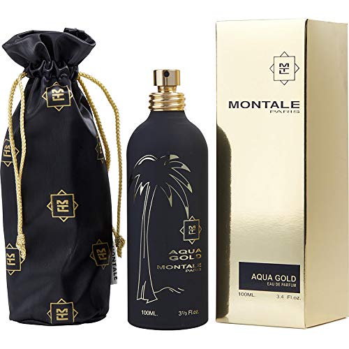 100% auténtico Aqua Gold Eau de perfume 100 ml fabricado en Francia + 2 muestras de nicho + 30 ml de cuidado de la piel.